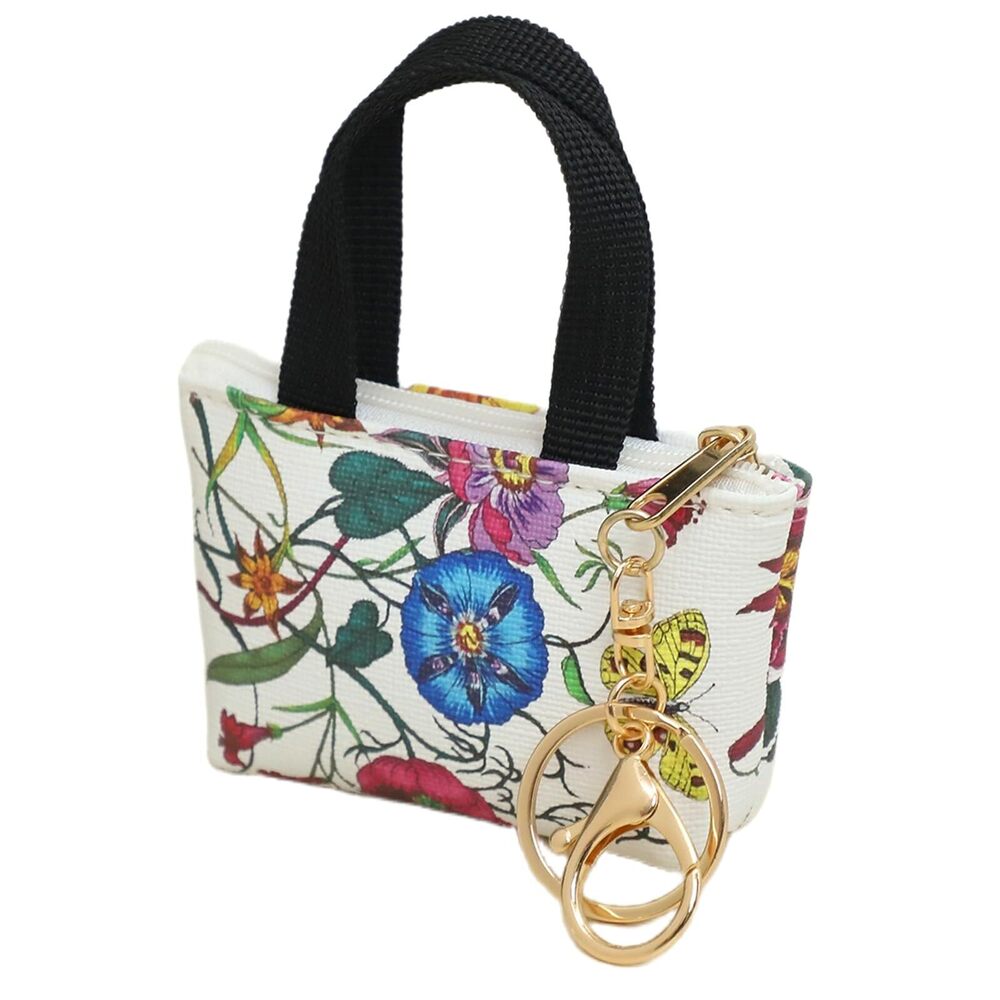 1808 Mini Coin Purse Backpack Purse Keychain Change Purse Micro Tote Bag